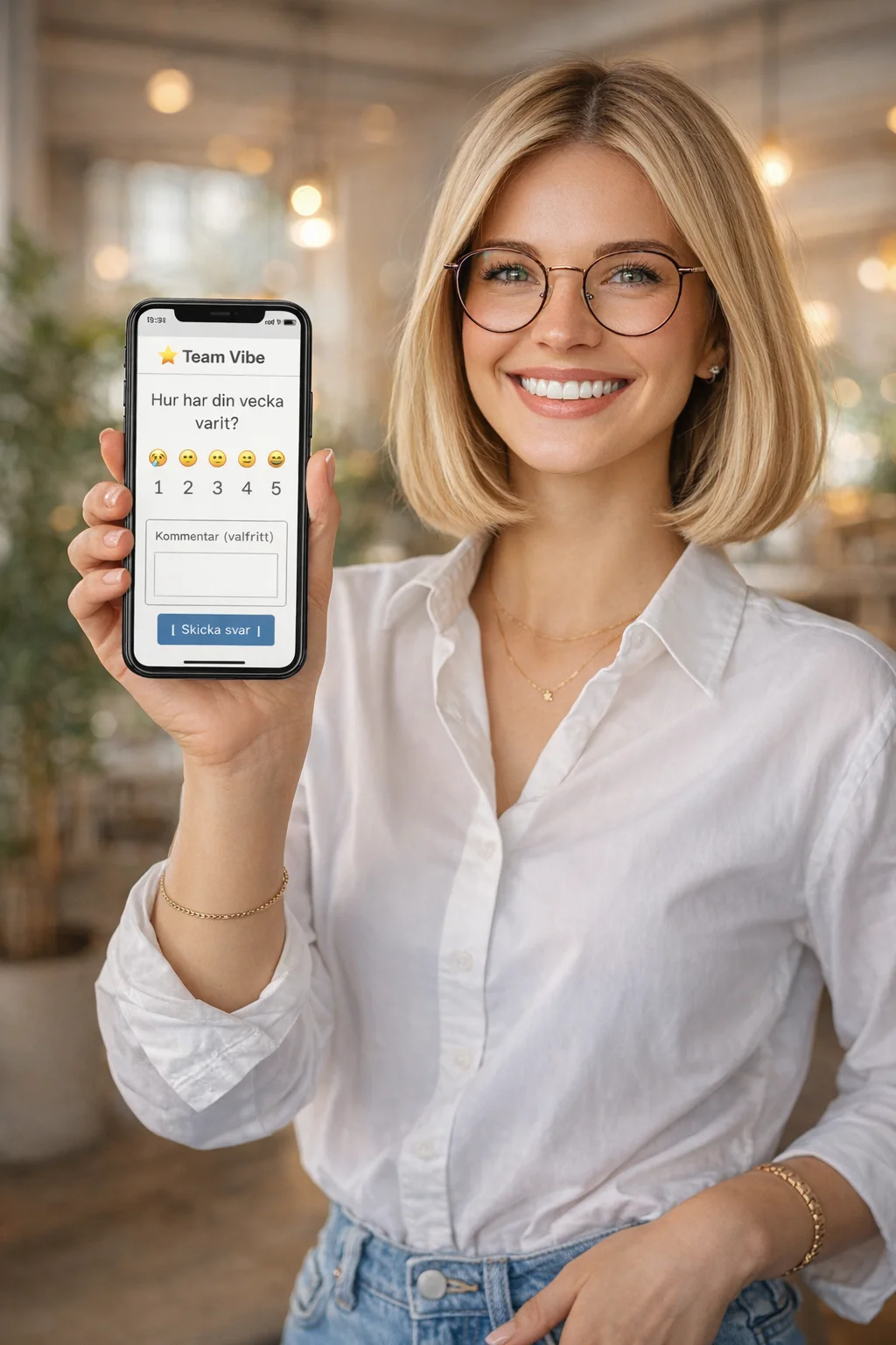 TeamVibe.se™ pulsundersökning på mobil